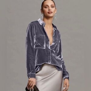 Pilcro Relaxed Button Down Shirt